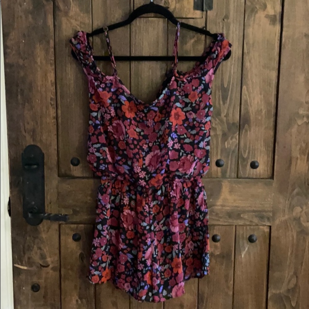 Summer floral romper